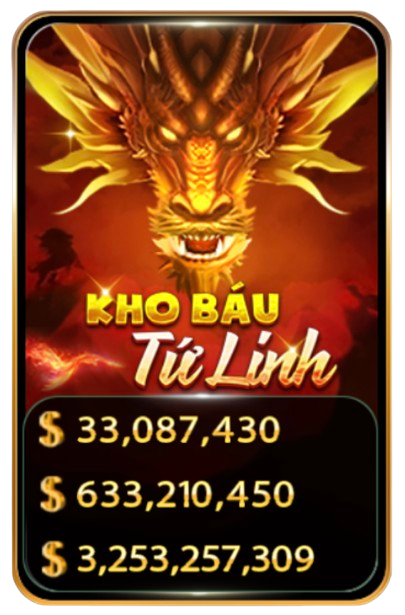 Kho báu tứ linh game quay slot tại cổng game You88